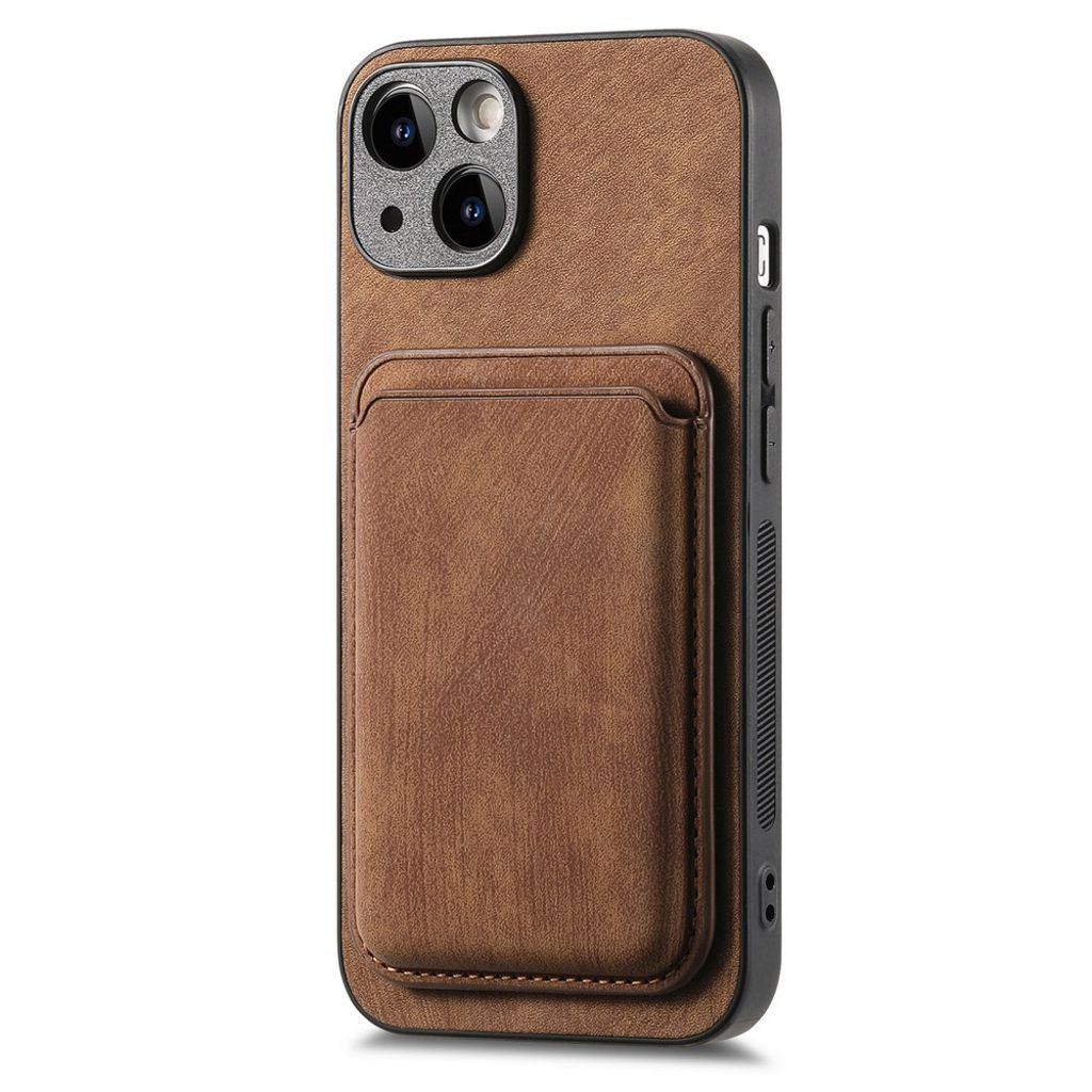 iPhone 13 MagSafe-yhteensopiva Lompakkokuori – Ruskea