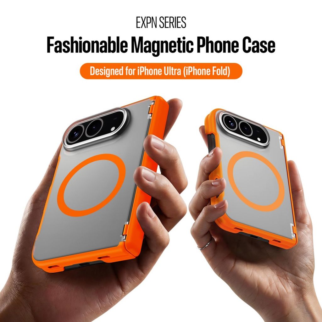 DUX DUCIS iPhone Fold MagSafe Cover - Orange
