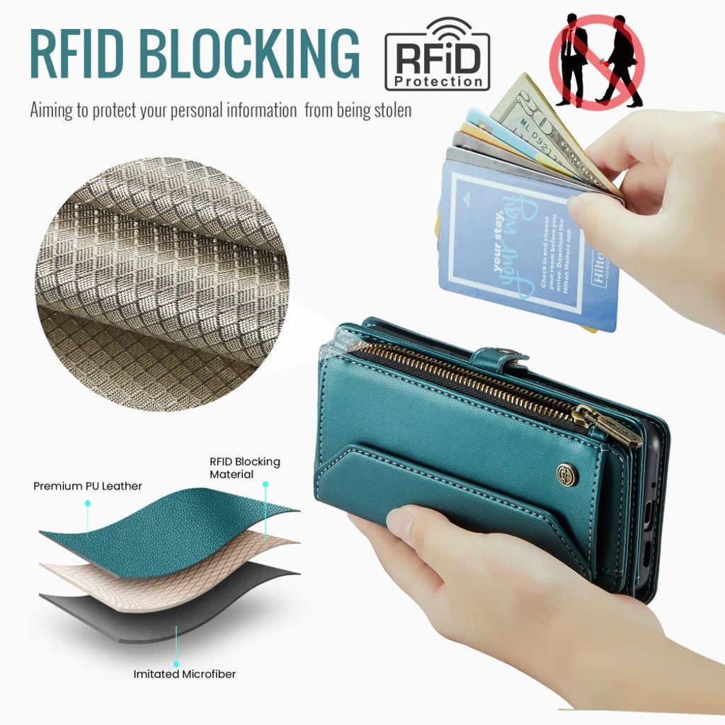 CASEME Google Pixel 10 Pro / Pixel 10 Etui med 10 Kortplads - Grøn