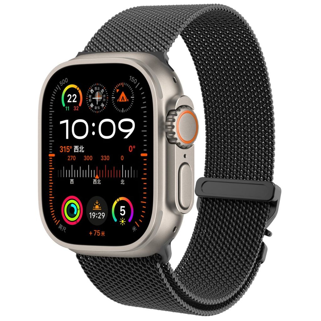 Apple Watch 38/40/41/42mm Milanese Quick Release Urrem - Sort