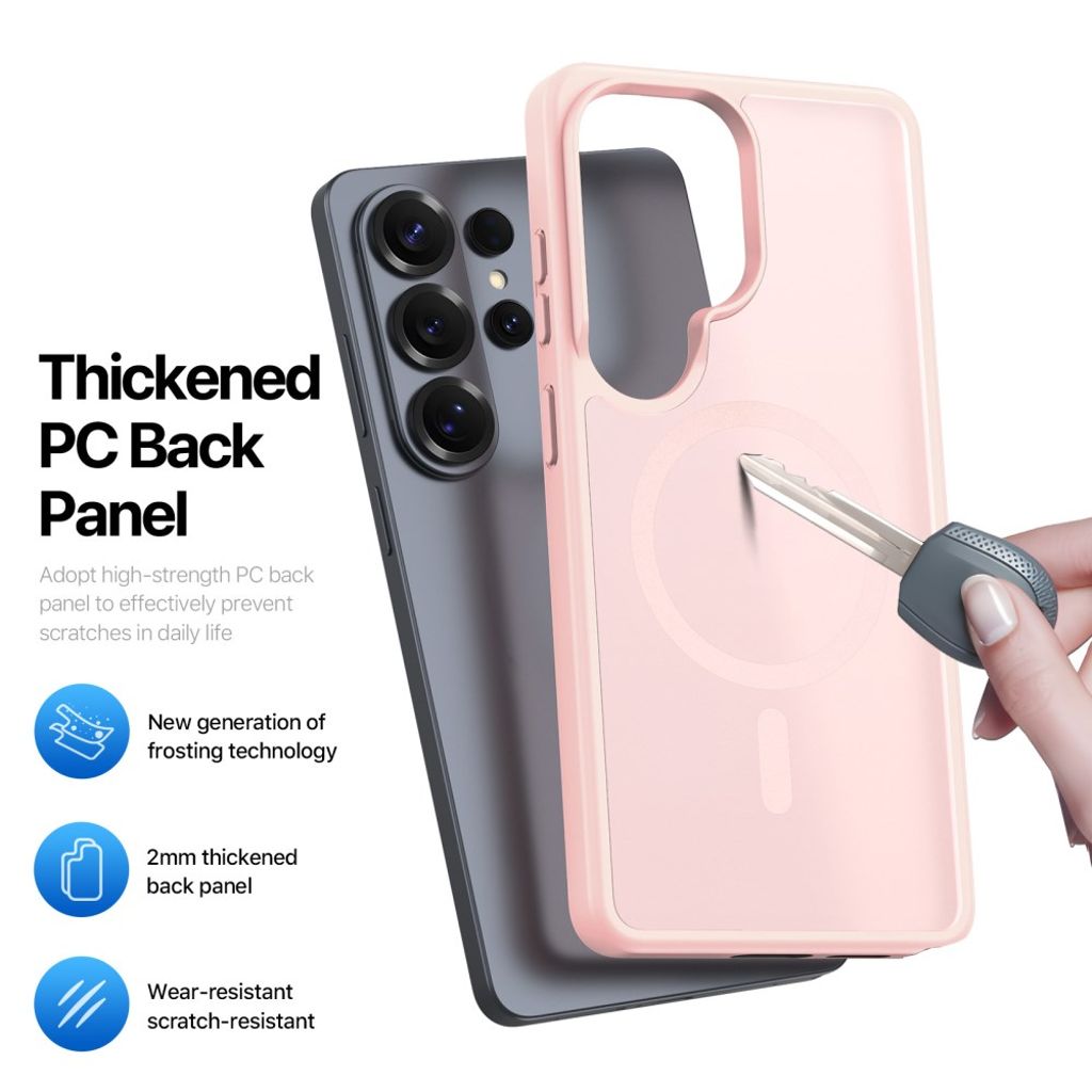 DUX DUCIS Samsung Galaxy S26 Ultra MagSafe Skal – Ljusrosa