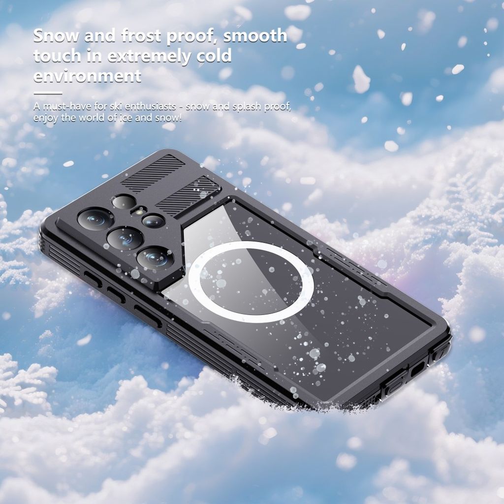 REDPEPPER Samsung Galaxy S26 Ultra MagSafe-skal - Transparent/Svart