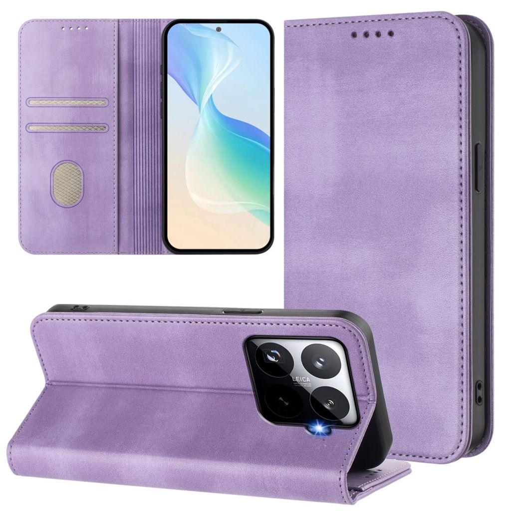Xiaomi 15T Pro Kotelo Jalusta - Vaaleanvioletti