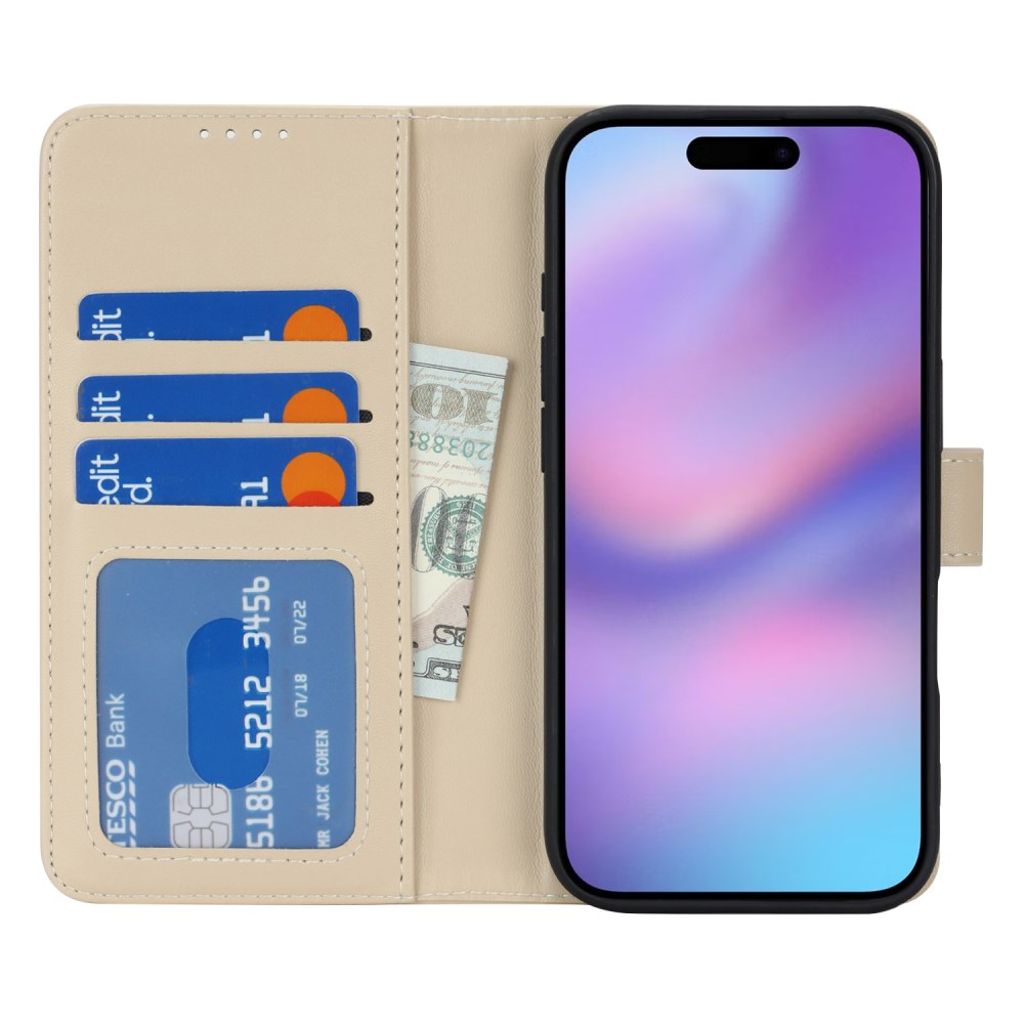 iPhone 17 Cover with Stand - Beige