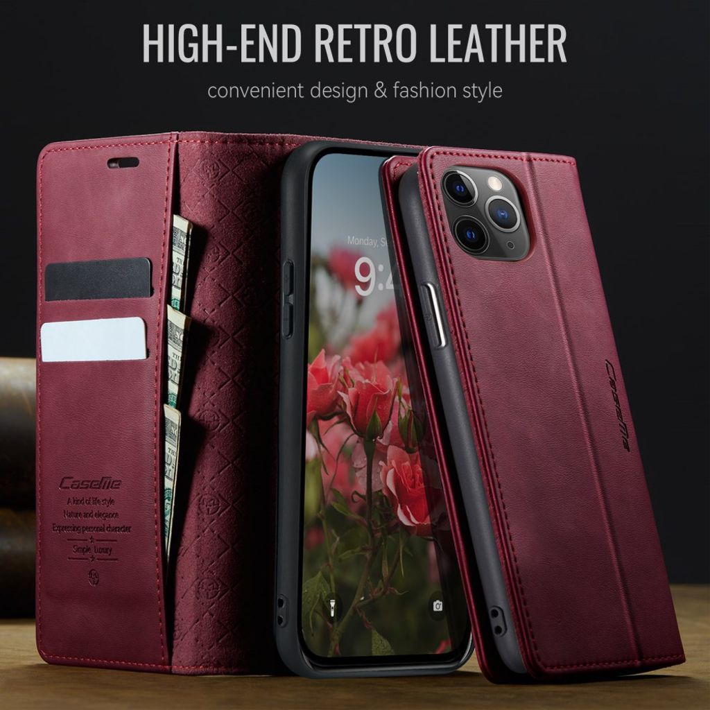 CASEME iPhone 11 Pro Kotelo Jalusta - Punainen