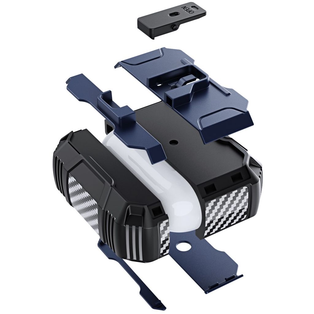 Apple AirPods Pro 3 Cover med Krog - Sort