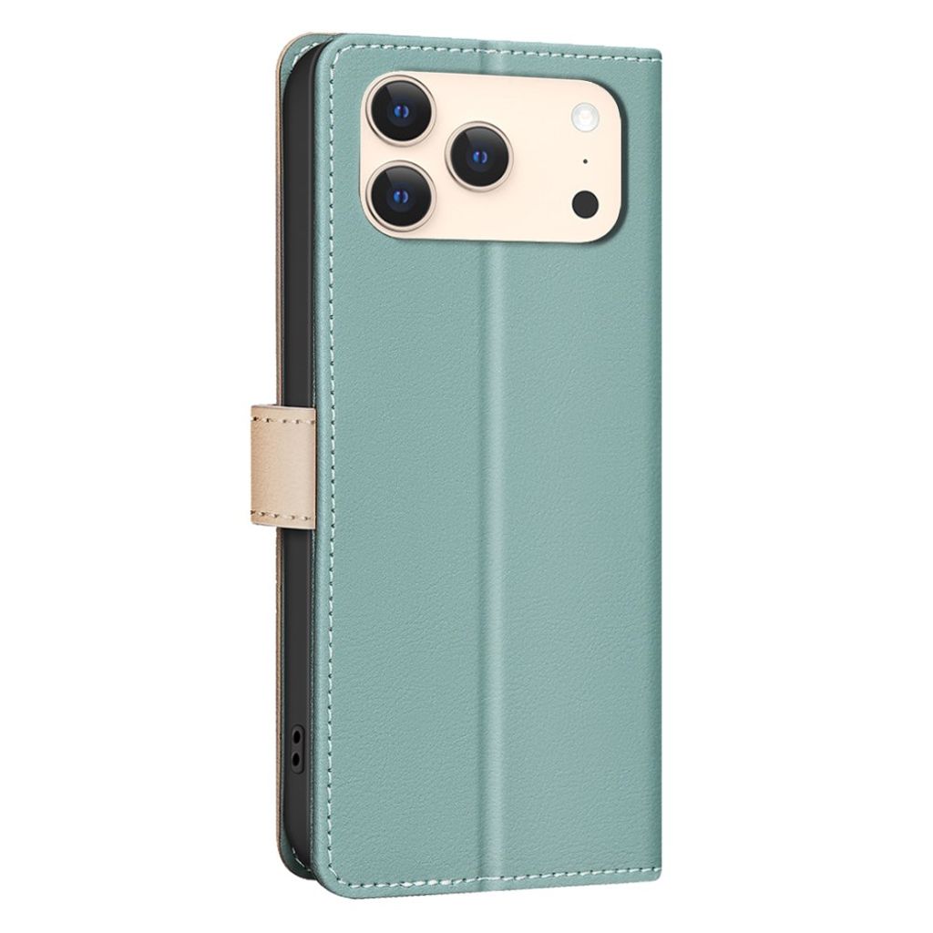 BINFEN COLOR iPhone 17 Pro plånboksfodral – grön