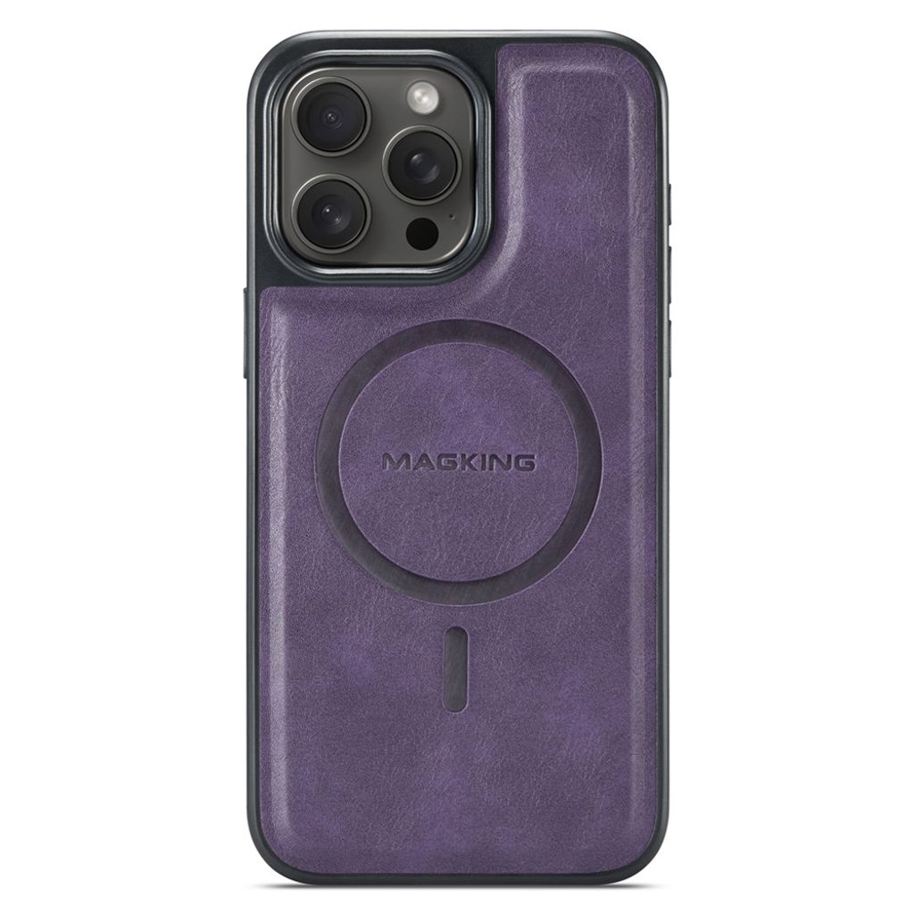 MAGKING iPhone 15 Pro Max Kuori MagSafe - Violetti