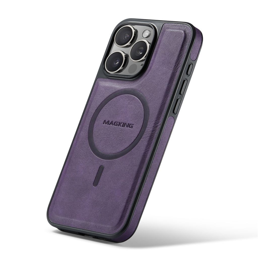 MAGKING iPhone 15 Pro Max Kuori MagSafe - Violetti