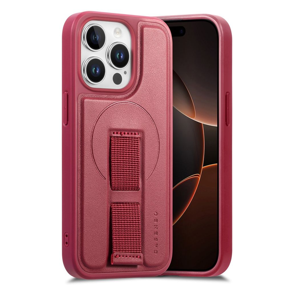 CASENEO iPhone 15 Pro Max Skal med MagSafe - Röd