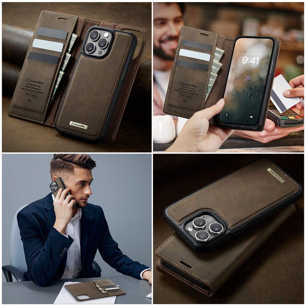 CASEME iPhone 15 Pro Max Cover with MagSafe - Brown