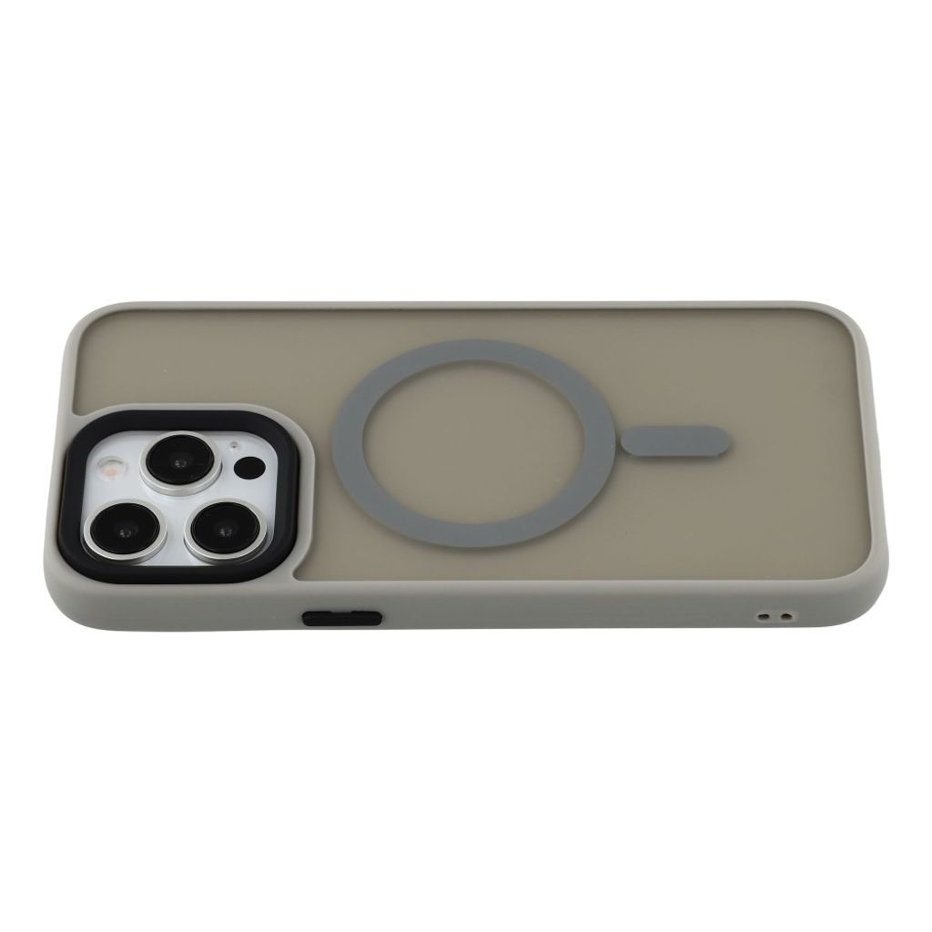 iPhone 12 Pro Max Cover MagSafe kompatibel - Grå
