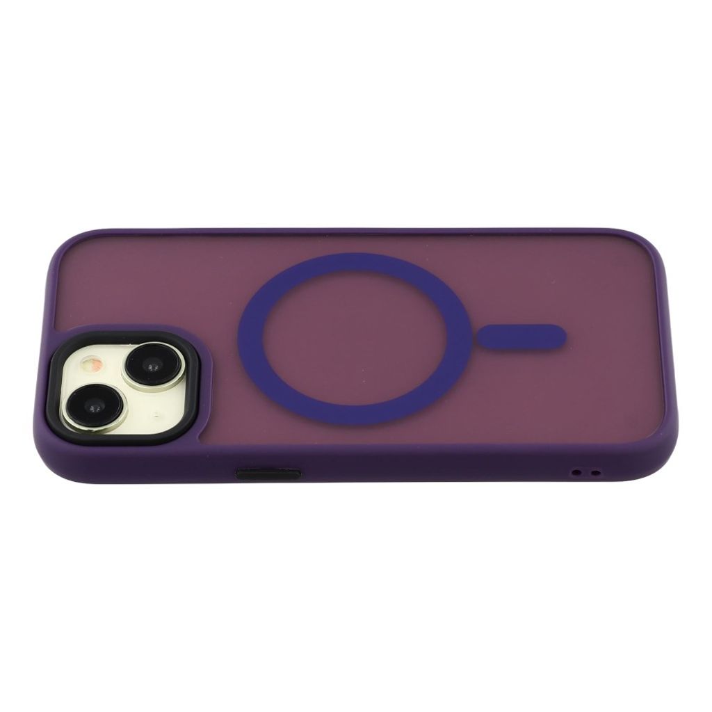 iPhone 15 Plus Kuori MagSafe - Tummanvioletti