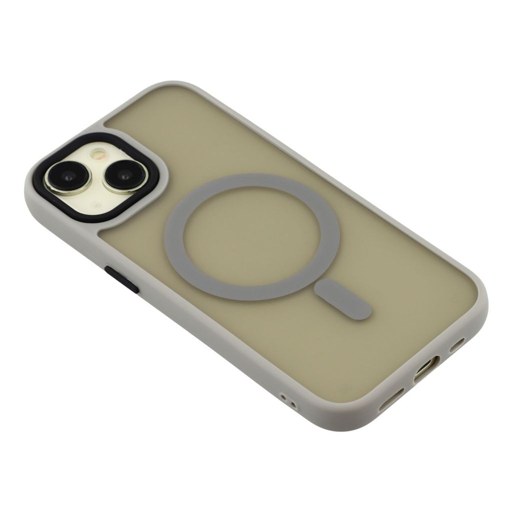 iPhone 15 Plus Cover med MagSafe - Grå