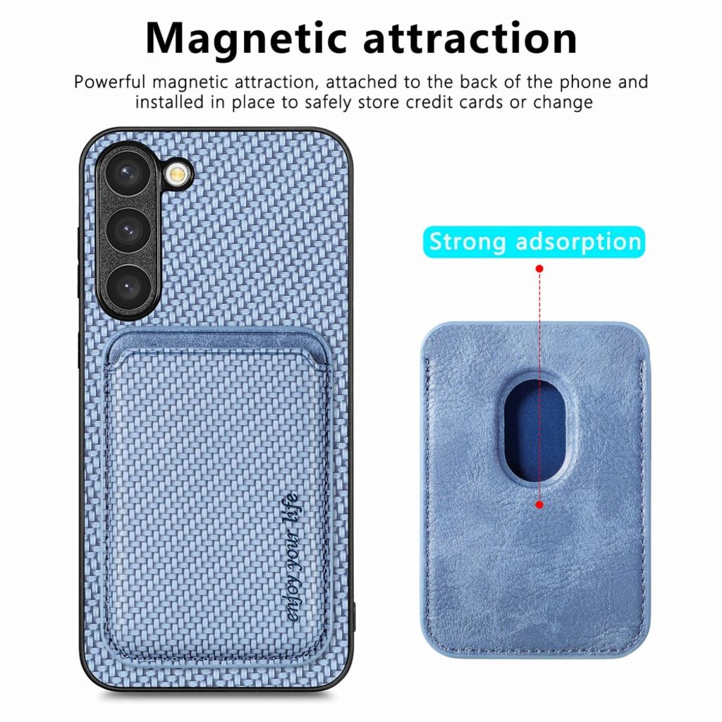 Samsung Galaxy S23 skal med en kortplats - Blått