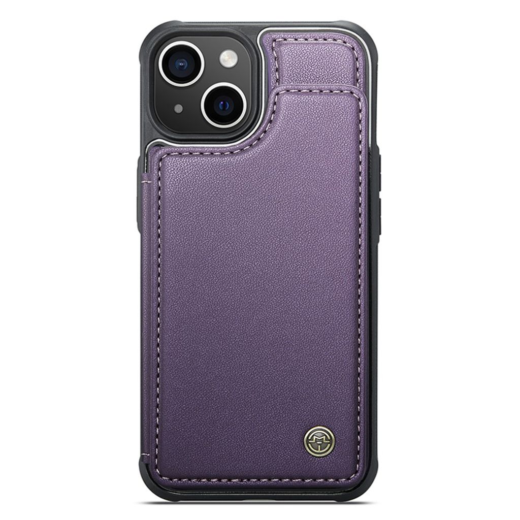 CASEME iPhone 15 Plus Cover med 5 Kortplads - Lilla