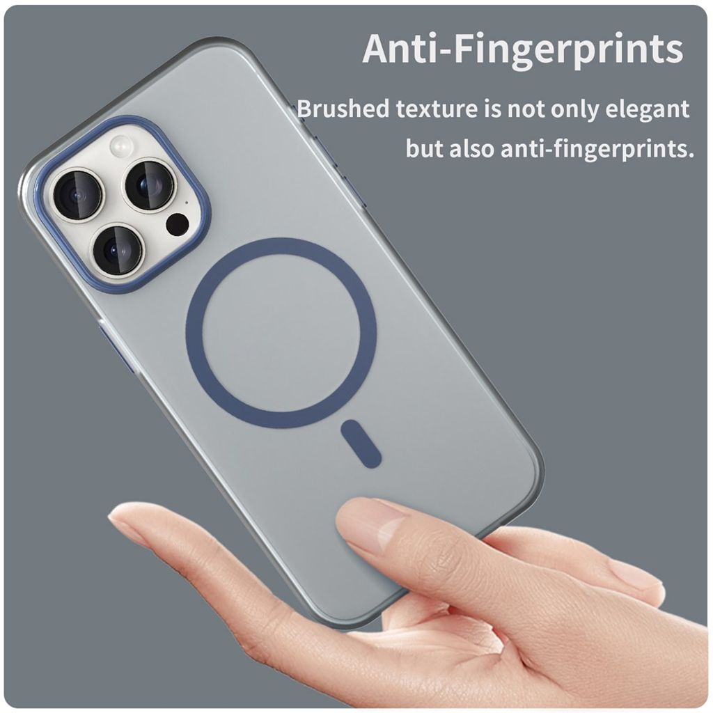 iPhone 15 Pro Max Case with MagSafe - Dark Blue