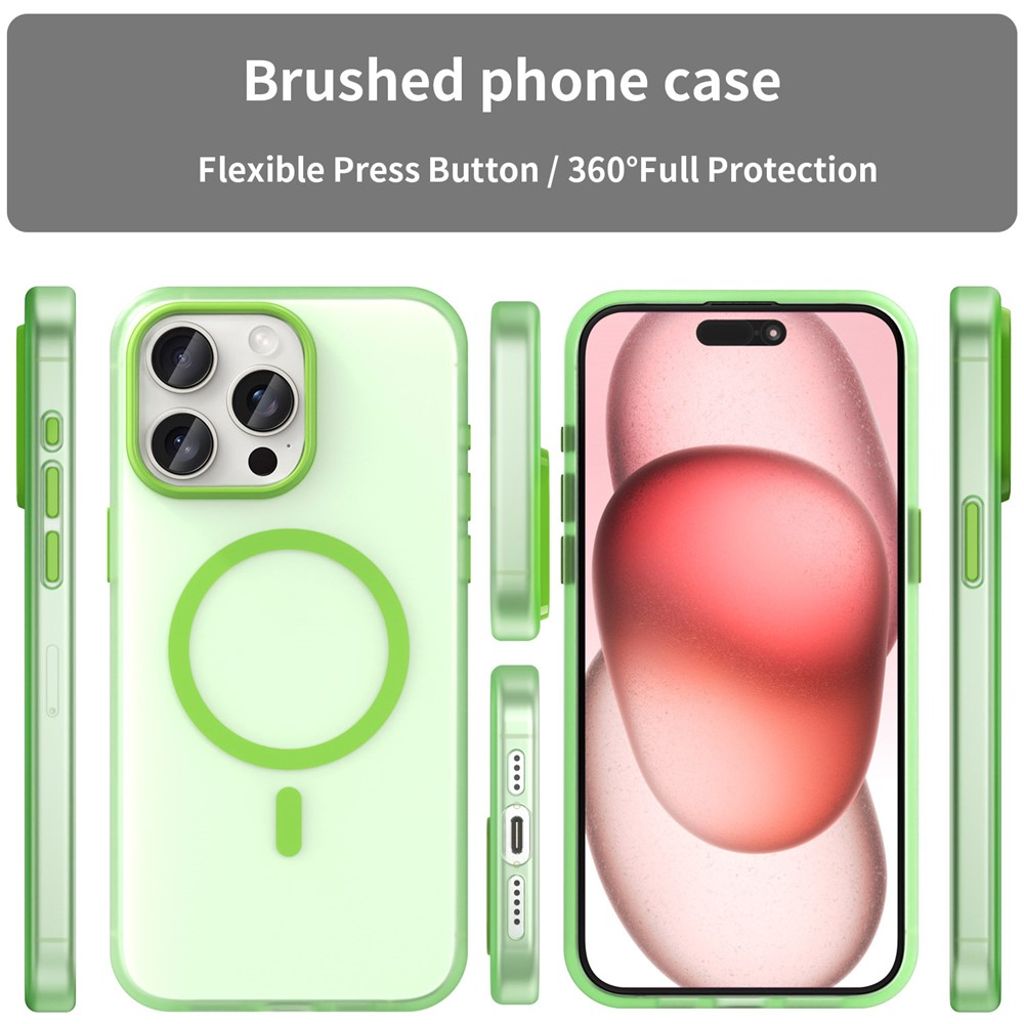 iPhone 15 Pro Max Case with MagSafe - Green