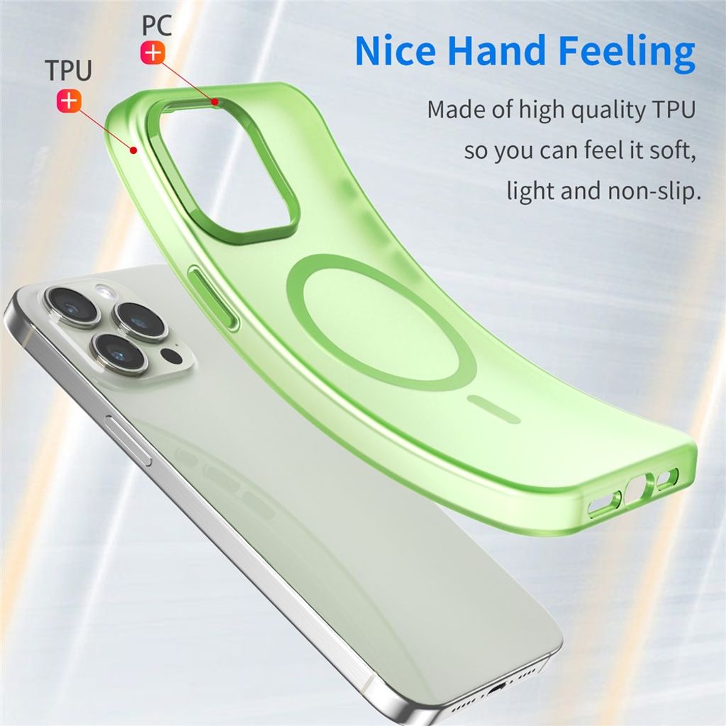 iPhone 15 Pro Max Case with MagSafe - Green
