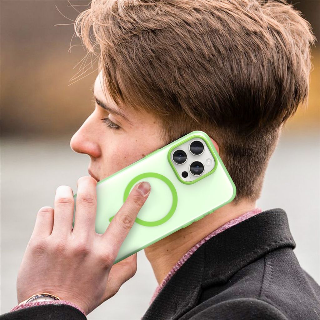 iPhone 15 Pro Max Case with MagSafe - Green