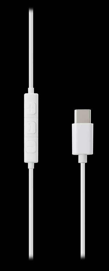 Streetz C210 semi-in-ear hörlurar – vit