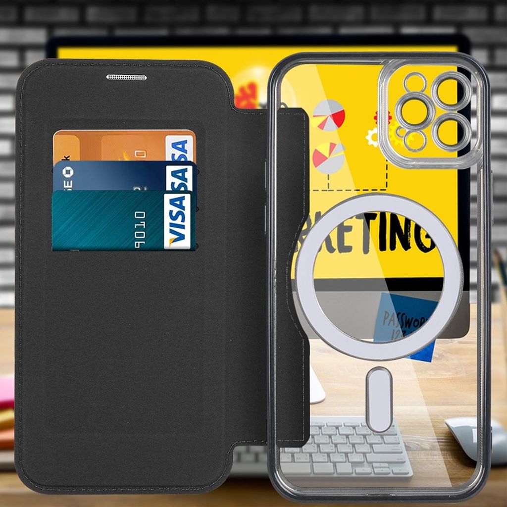 iPhone 11 Pro Max Etui MagSafe-kompatibel Kortholder – Lilla