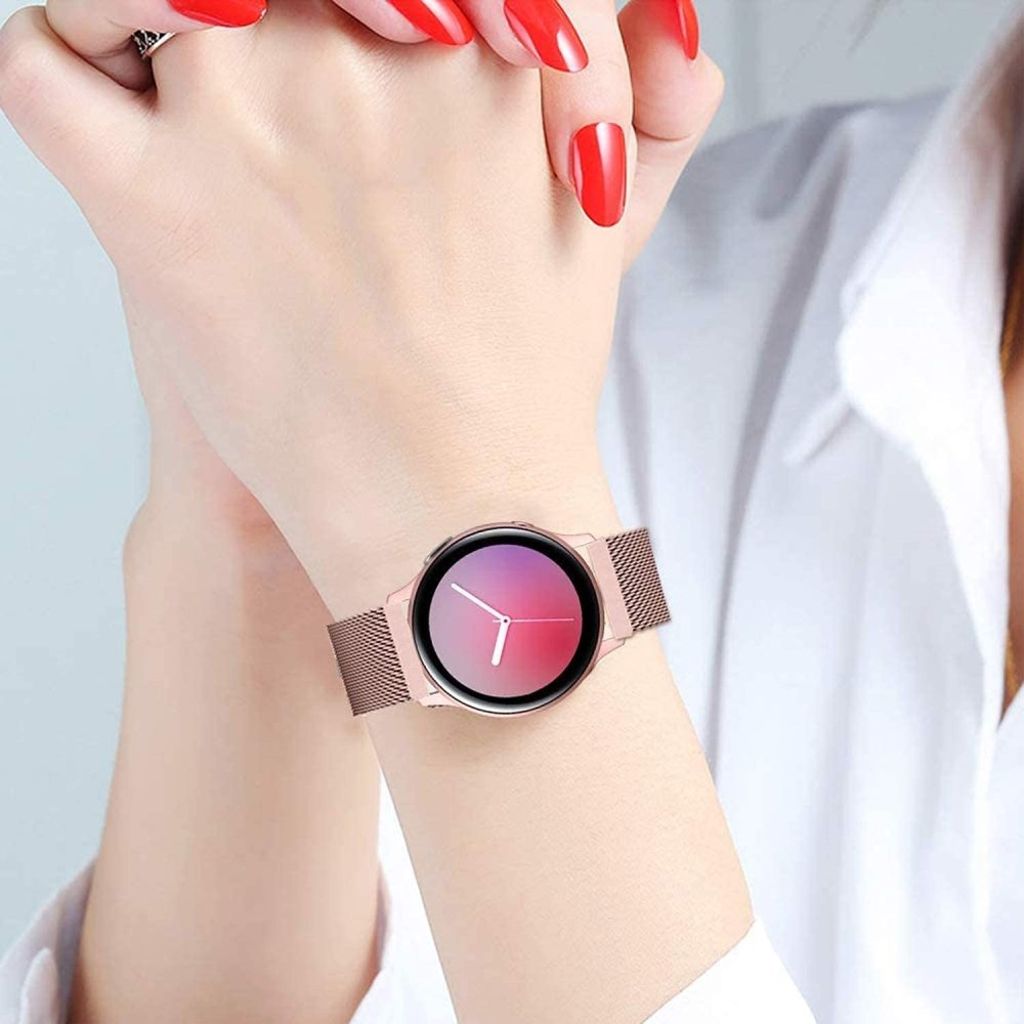 Garmin Forerunner 245 Music/645 Music Klokkereim Milanese - Rosa