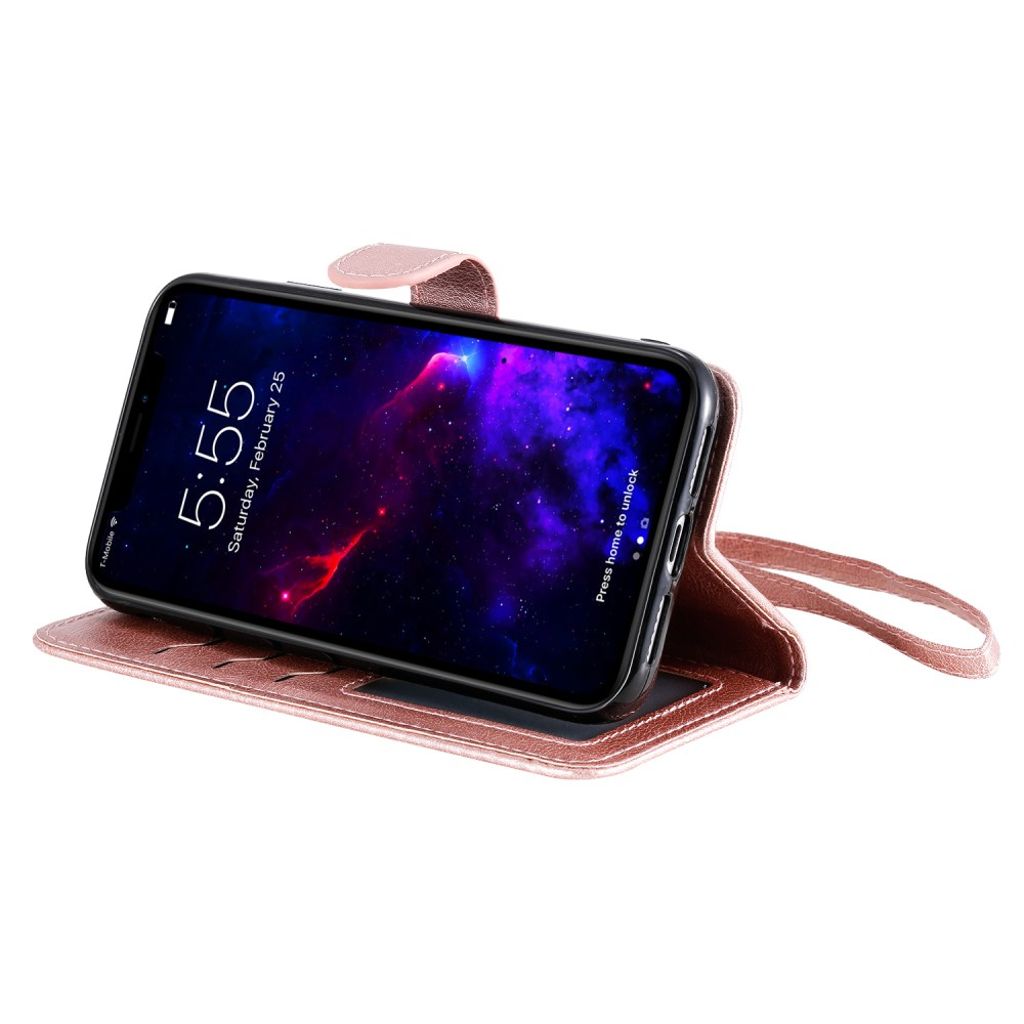 iPhone 11 Etui med Bærestrop - Rose guld
