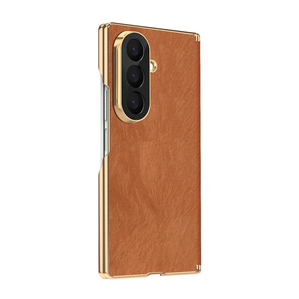 Samsung Galaxy Z Fold8 Ultra MagSafe Kuori PU-nahkaa - Ruskea