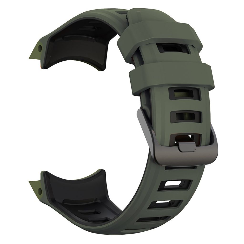 Garmin Instinct 2X Watch Strap Silicone – Military Green/Black