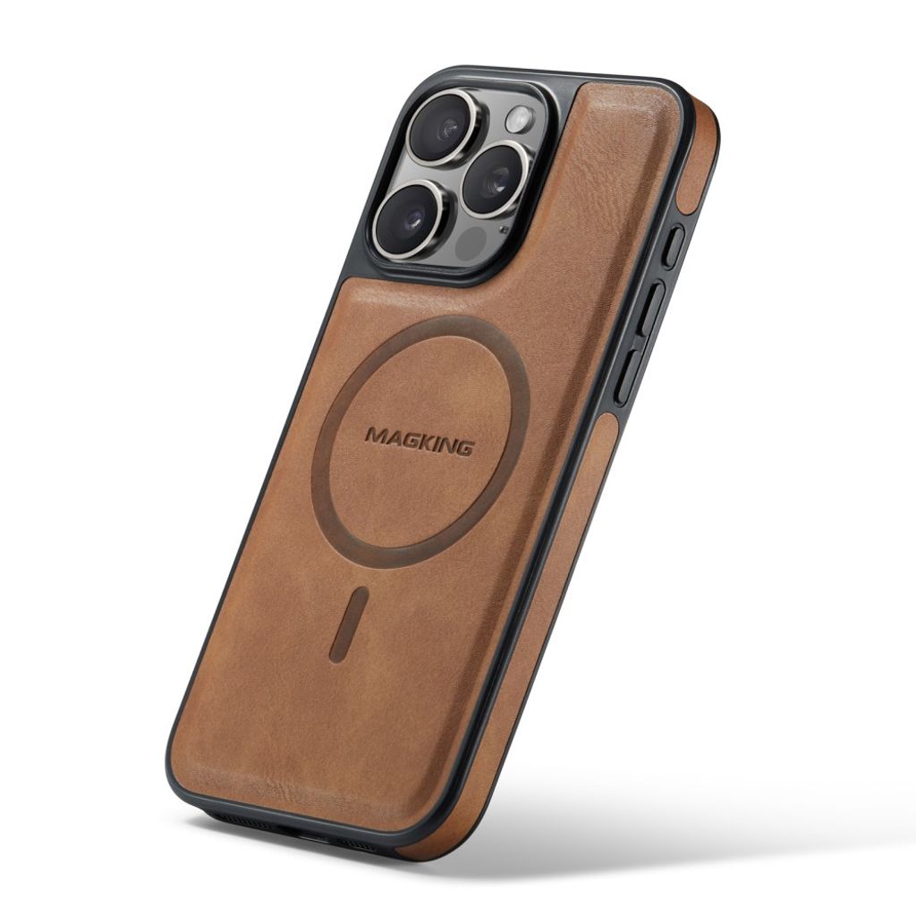 MAGKING iPhone 15 Pro Max Skal med MagSafe - Brun