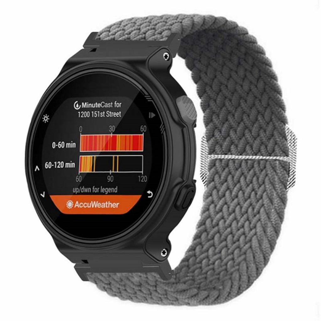 Garmin Forerunner 220/230/235/620/630/735X nylon klokkerem - Grå