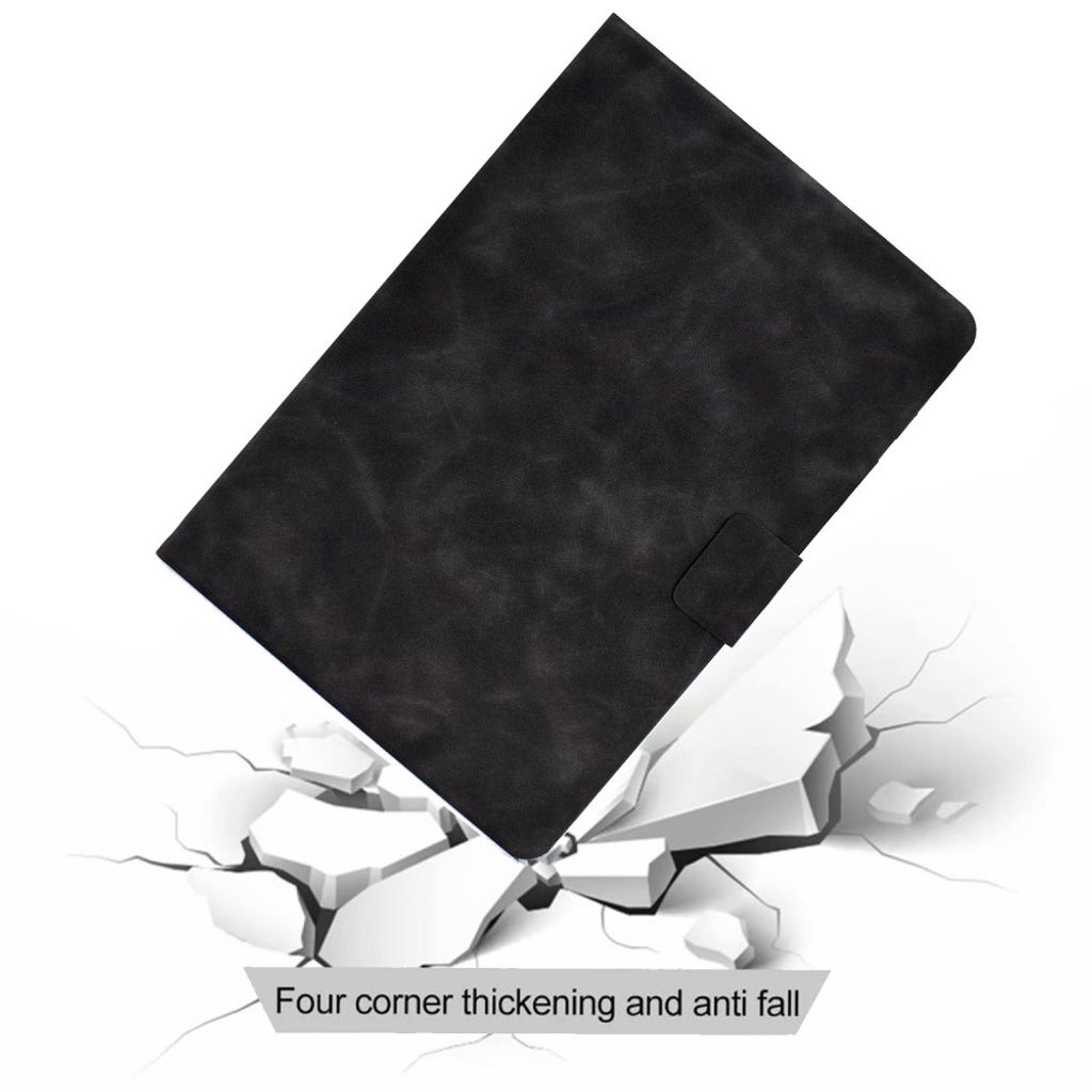 iPad A16 11" 2025/10.9" 2024 Folio flip cover med kortlommer - Sort