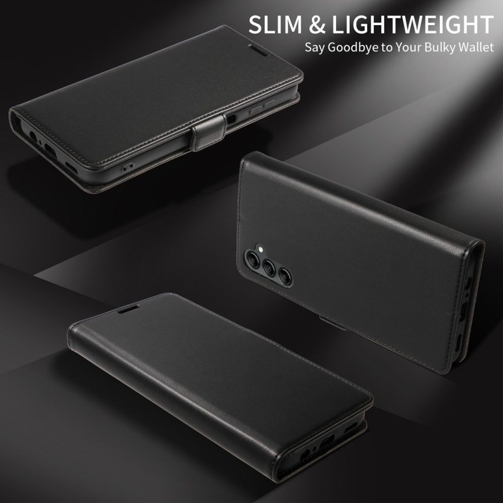 Samsung Galaxy A37 5G Plånboksfodral RFID-blockerande PU-läder - Mörkgrön