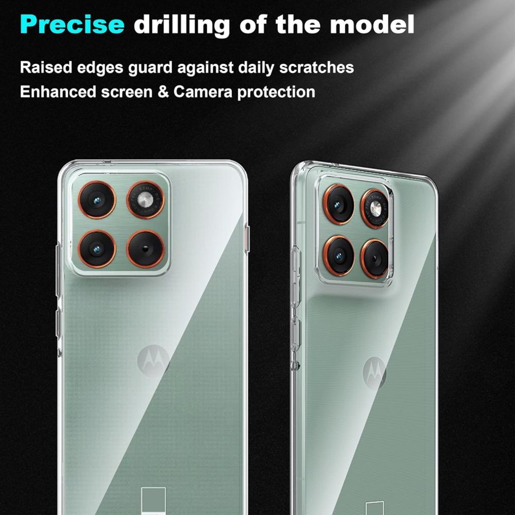 Motorola Edge 70 5G TPU Skal + Skärmskydd - Transparent