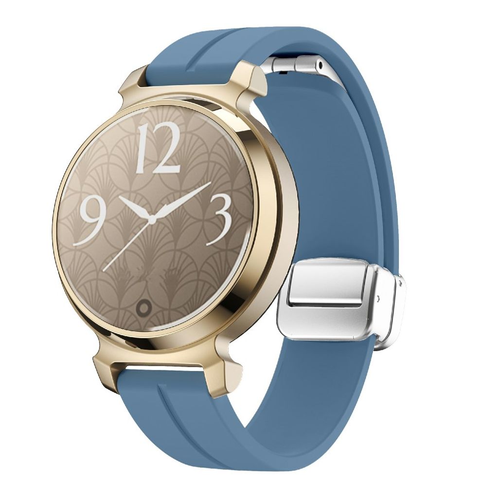 Garmin Lily 2 klokkerem i silikon med magnetisk spenne – blå