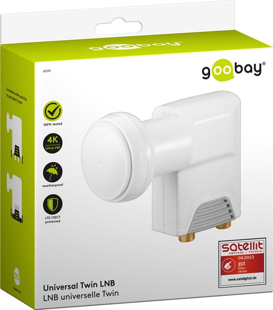 Goobay Universal Twin -mikropää