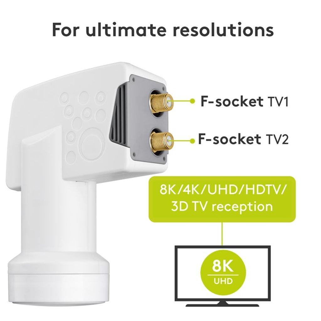 Goobay Universal Twin -mikropää