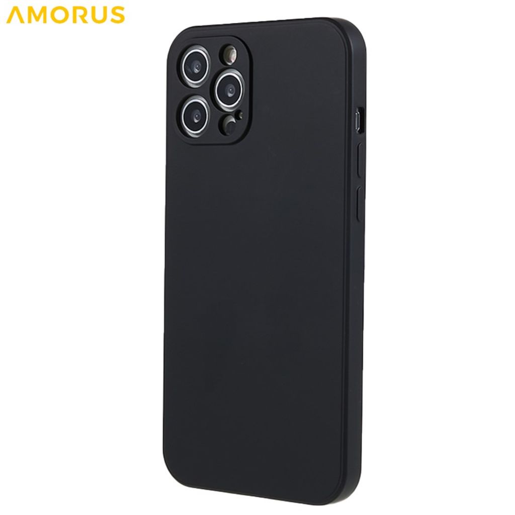 AMORUS iPhone 12 Pro Max TPU Cover - Sort