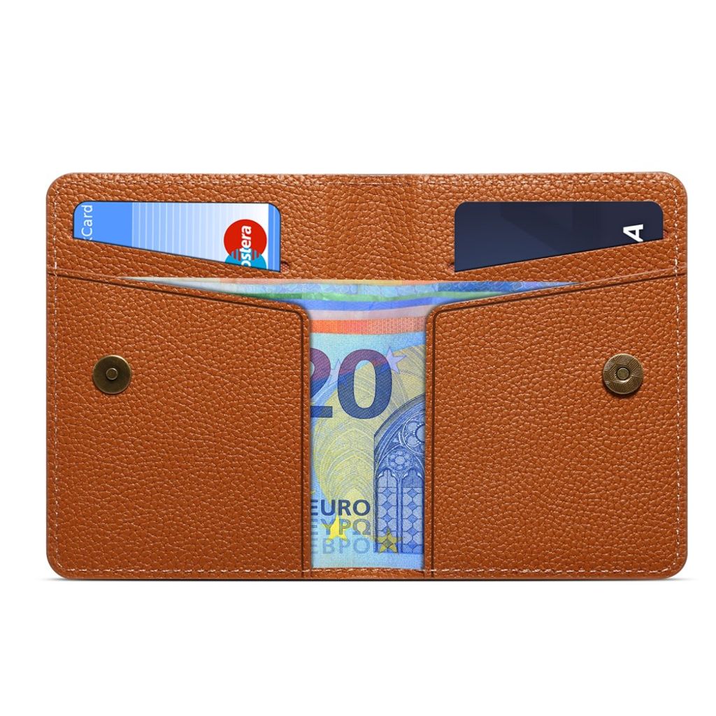 DENIOR MagSafe Wallet Magnetisk Kortholder for Mobiltelefon - Brun