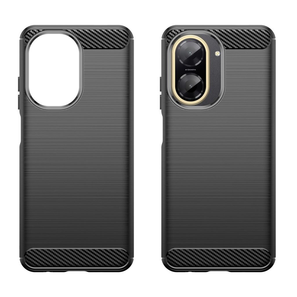 Xiaomi Redmi A5 4G case with carbon fiber texture - black