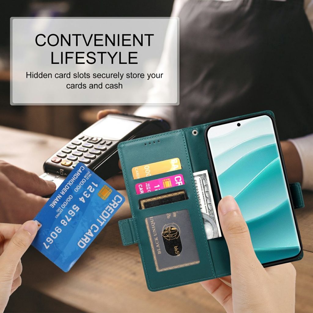 Xiaomi Redmi Note 15 ProPlus 5G Wallet cover -  Green