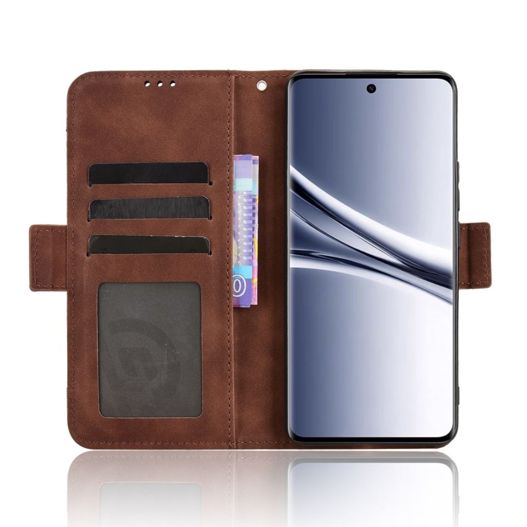 Xiaomi Poco M8 5G/Redmi Note 15 Plånboksfodral PU-läder - Brun