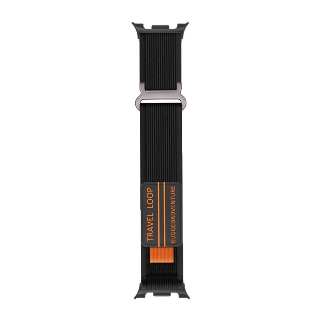 Samsung Galaxy Watch8/8 Classic Nylon Klokkereim – Svart