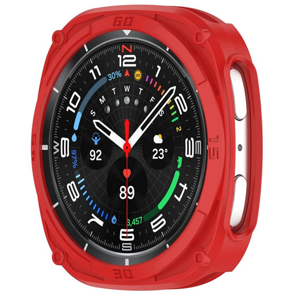 Samsung Galaxy Watch9 44mm Støtsikkert deksel - Rød