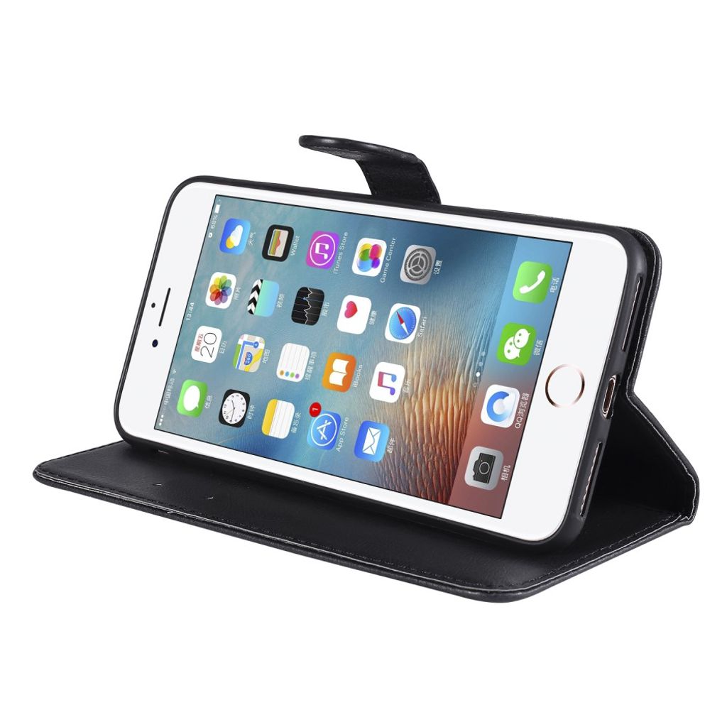iPhone 7 Plus / 8 Plus Kotelo Korttipaikka - Musta