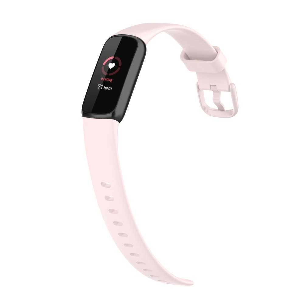 Silikonarmband för Fitbit Luxe (Strl. Large) Rosa Teknikdelar.se