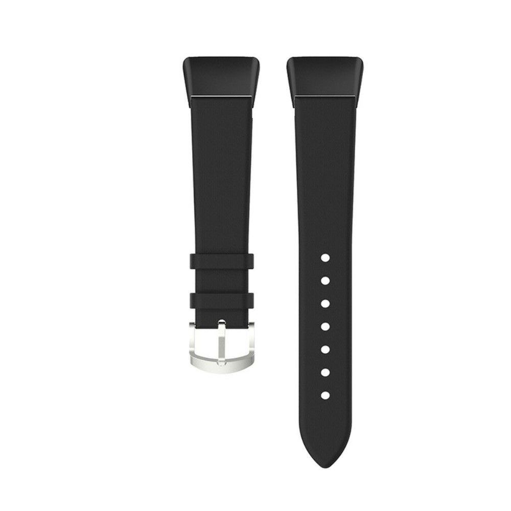 Leather Watchband for Huawei/Honor Band 6 - Black