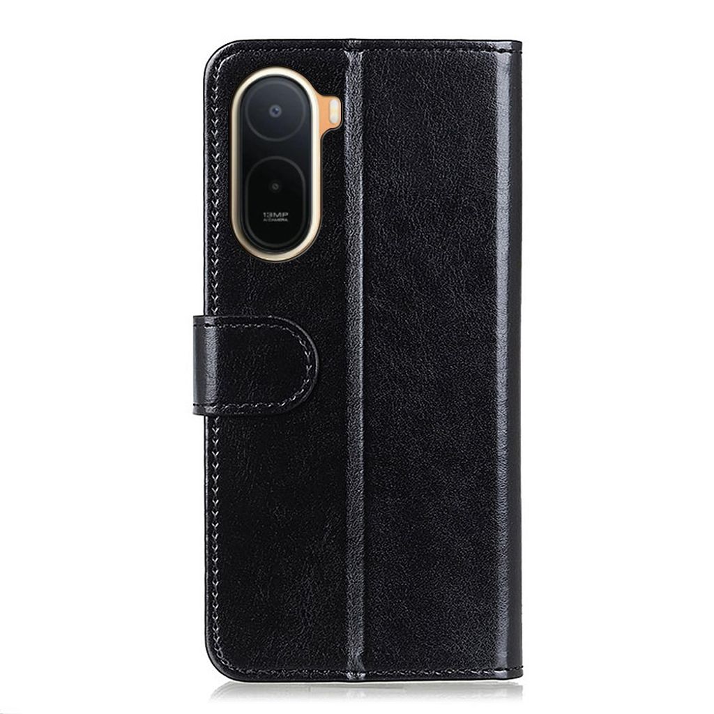 Xiaomi Poco C85x 5G/Redmi A7 Pro Plånboksfodral PU-läder - Svart