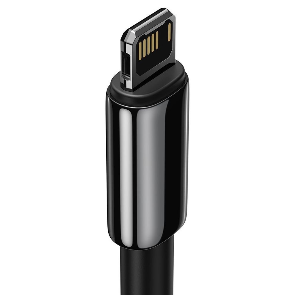 Baseus Tungsten USB til Lightning-kabel 2.4A 2m sort